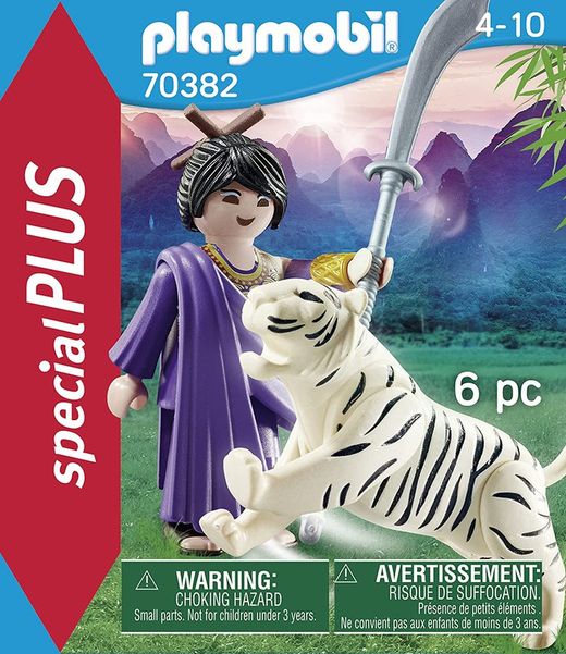 Playmobil: Guerriero Ninja con Tiger