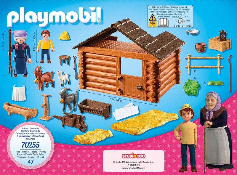 Playmobil Heidi - Écurie de chèvre de Peter — Juguetesland