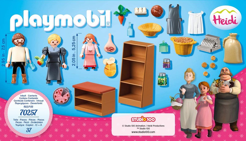 Playmobil Heidi: Tienda de Comestibles Familia Keller — Juguetesland