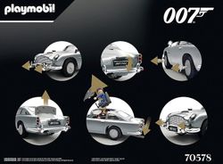 Playmobil Джеймс Бонд Aston Martin DB5 — издание Goldfinger