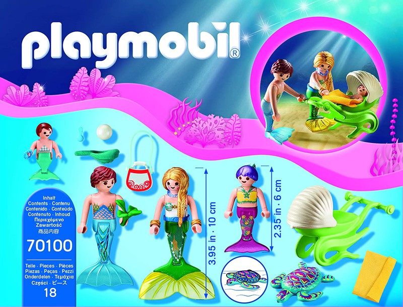 Playmobil Mermaid family familia. sirenas meerjung familie sirenes 