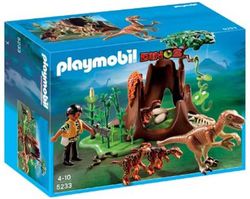 PLAYMOBIL - Velociraptor con Explorer