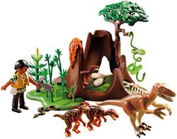 PLAYMOBIL - Velociraptor con Explorer