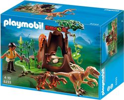 PLAYMOBIL - Velociraptor con Explorer