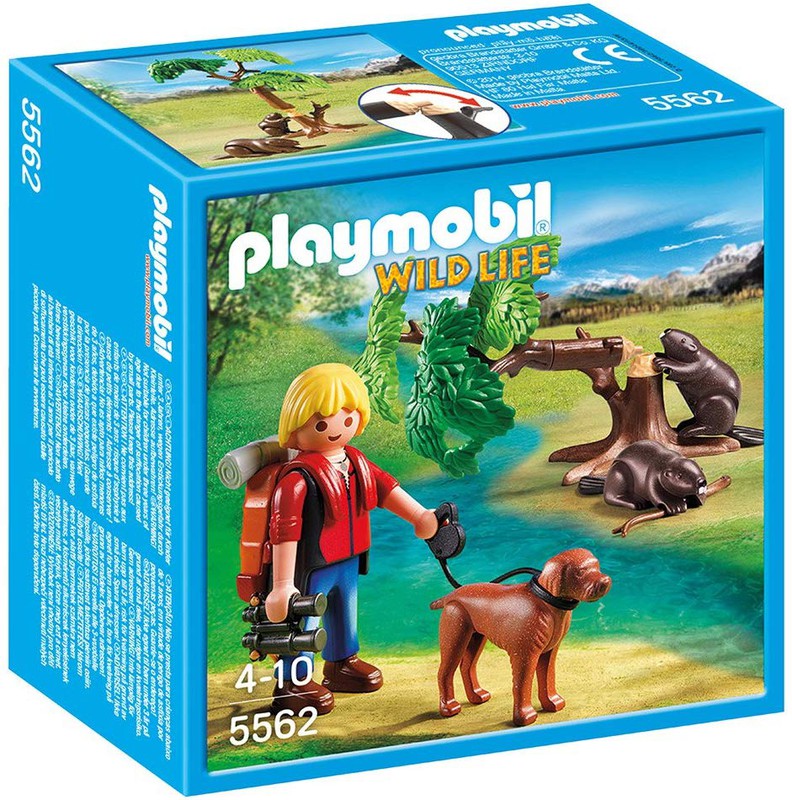 Playmobil – Mochilero con y familia castores — Juguetesland