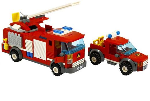 Playset Caserma dei pompieri da 874 pezzi - Gudi