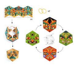Gefaltete Monsterflex Kaleidocycles - Djeco