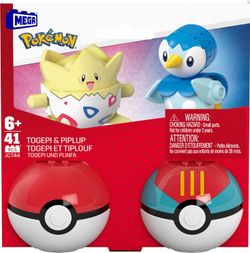 Pack de Poké Balls Mega Bloks Pokémon 2 : Topegi et Tiplouf