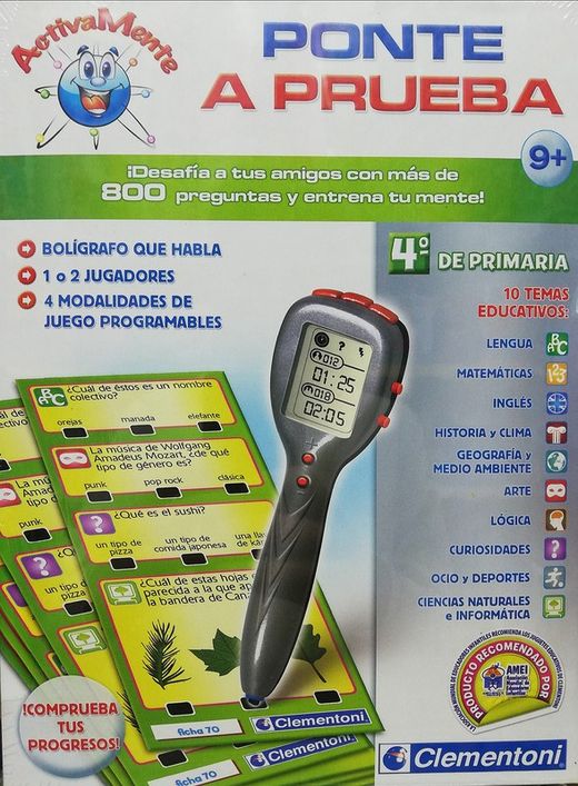 Ponte a prueba - Juego de Mesa Educativo - Clementoni