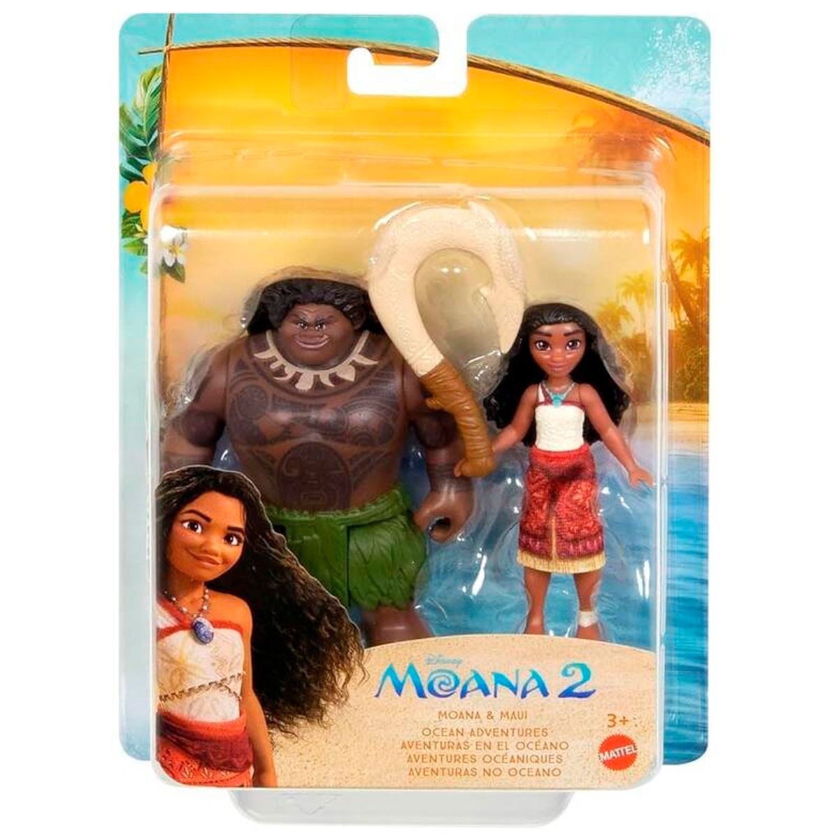 Princesas Sisney - Pack Vaiana y Maui - Vaiana 2