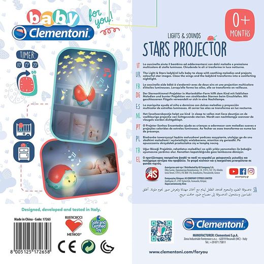 Projecteur coccinelle - Clementoni