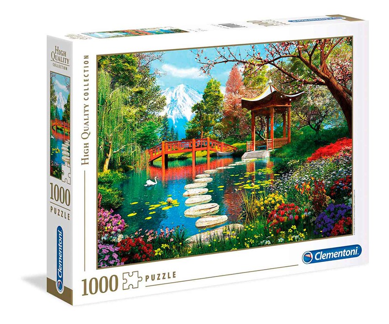 instructor Anunciante sirena Puzzle 1000 piezas, Fuji Garden - Clementoni — Juguetesland