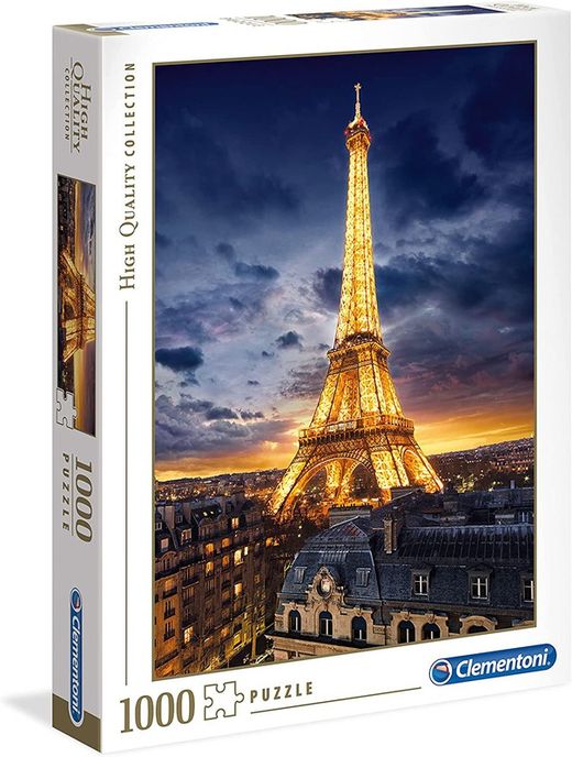 Puzzle 1000 piezas, HQC Tour Eiffel - Clementoni