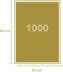Puzzle 1000 piezas, HQC Tour Eiffel - Clementoni