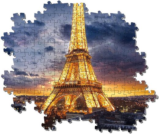 Puzzle 1000 piezas, HQC Tour Eiffel - Clementoni