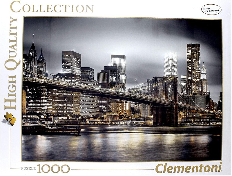 Puzzle 1000 pieces, New York Skyline - Clementoni — Juguetesland