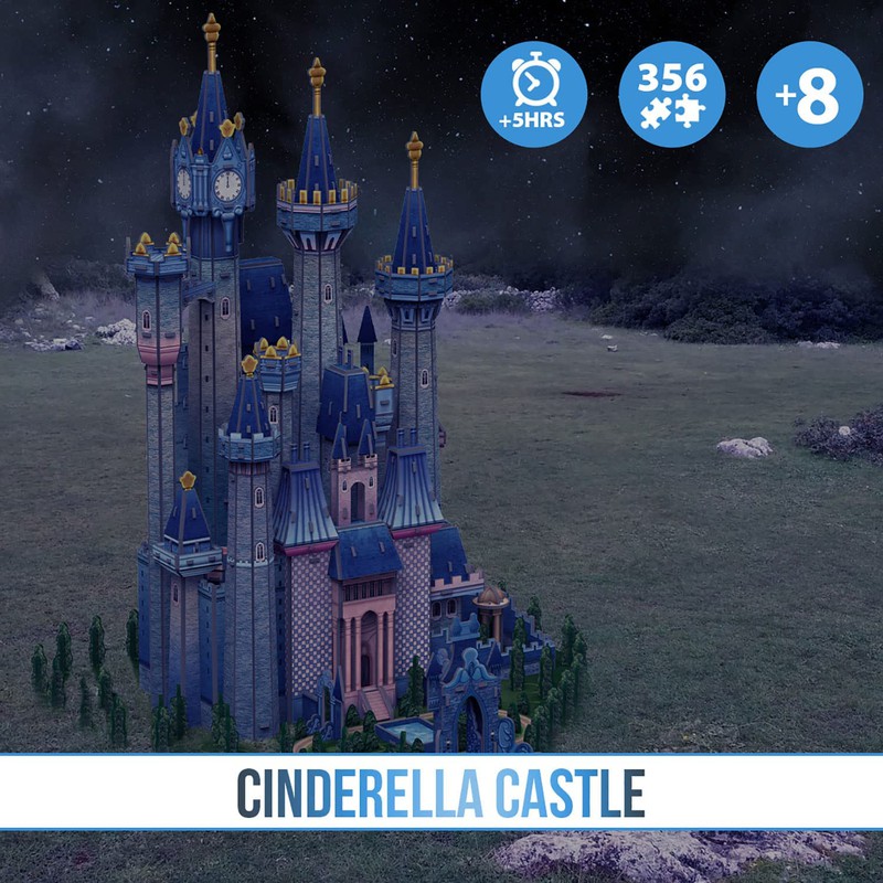 Quebra-cabeça 3D Disney - Castelo da Cinderela - Princesas Disney —  Juguetesland