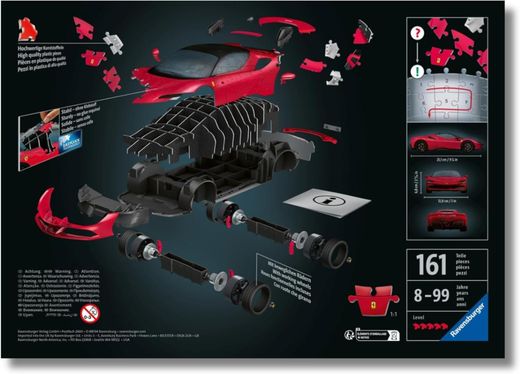 3D-пазл Iconics Ferrari SF90 Stradale 108p