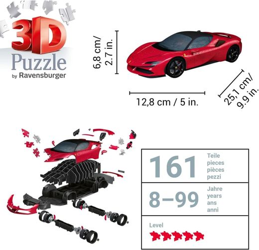 3D-пазл Iconics Ferrari SF90 Stradale 108p