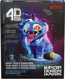 Puzzle 4D - K-Pop Tigre Derpy Y Sussie Bird - 168 Piezas