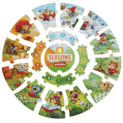 Vier-Jahreszeiten-Puzzle für Kinder