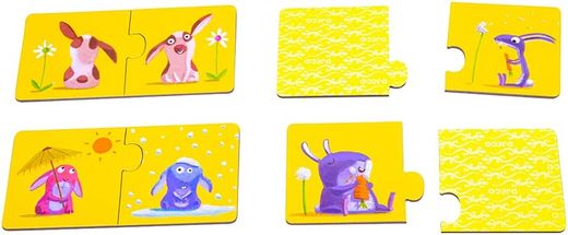 Puzzle Duo - Opposti - Djeco