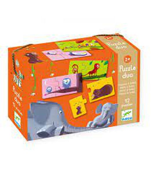 Puzzle Dúo Mama y Bebé - Djeco