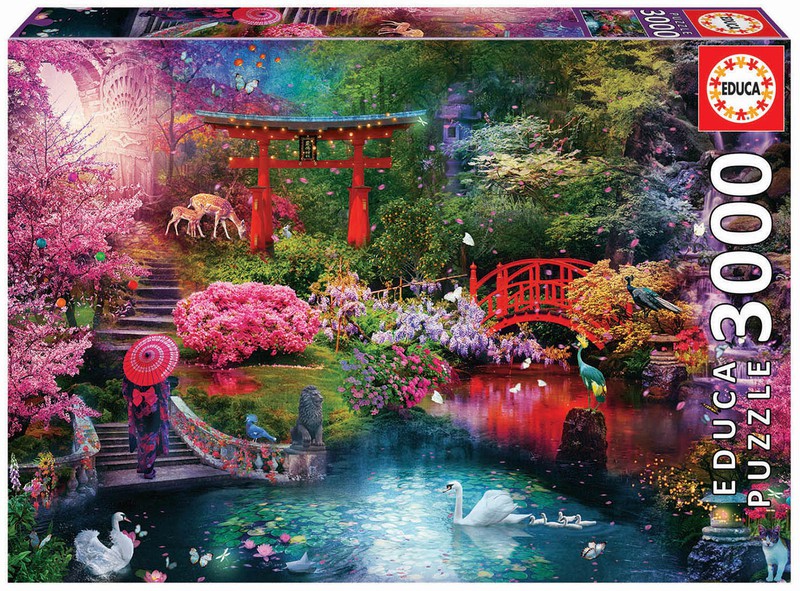 Puzzle - Jardin Japonais - 3000 Pièces — Juguetesland