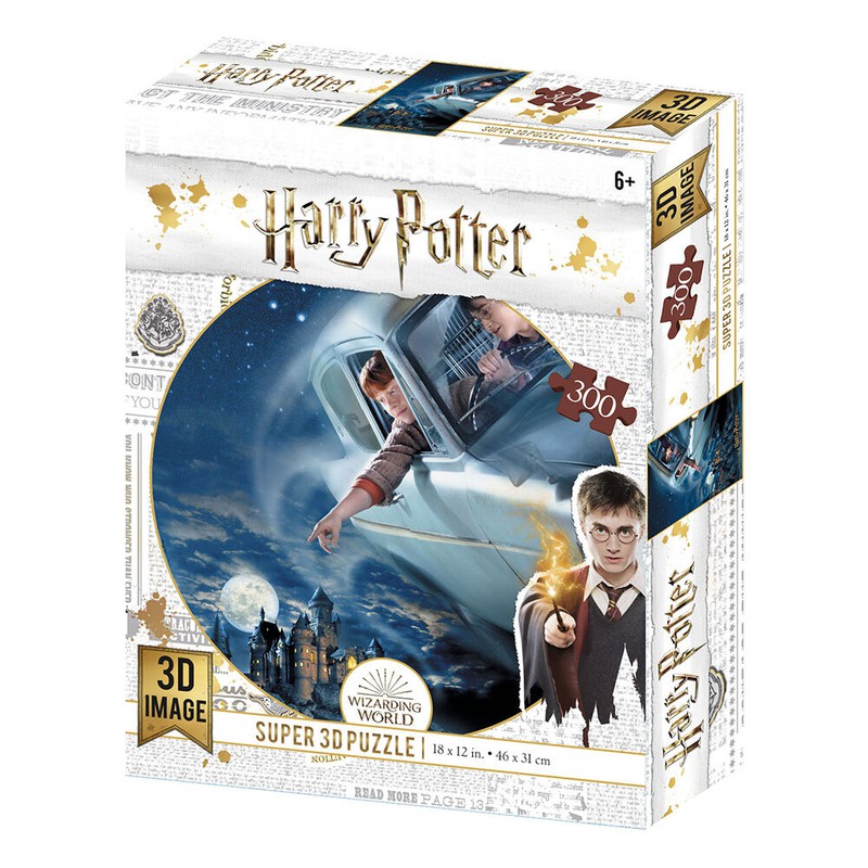 High Quality 3D Lenticular 300pcs Jigsaw Puzzle Hedwig Harry Potter 