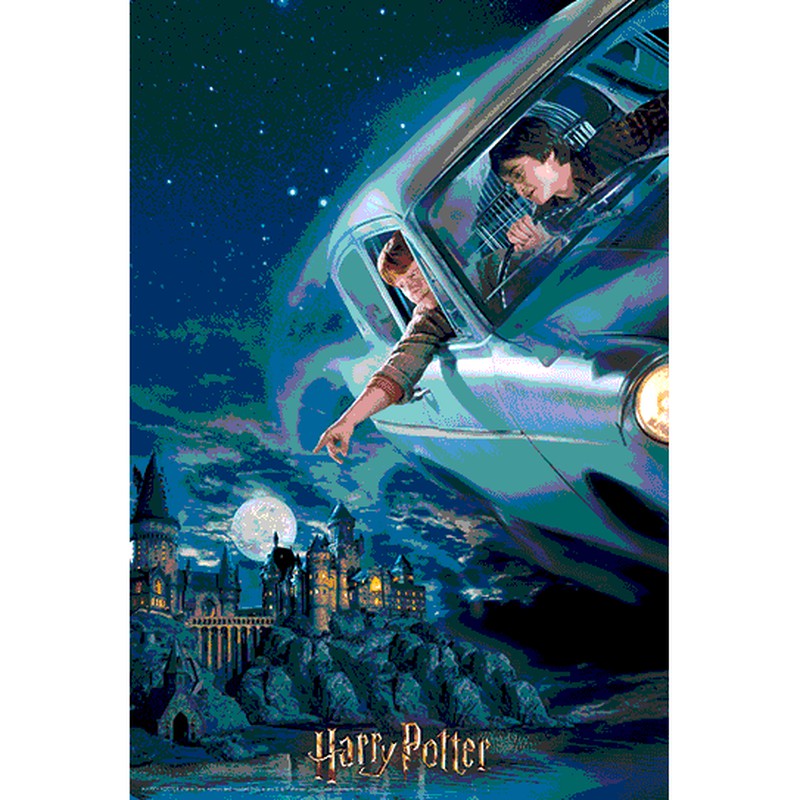 SUPER 3D Puzzle Harry Potter Hogwarts e Edvige Puzzle 300 PEZZI NUOVO 