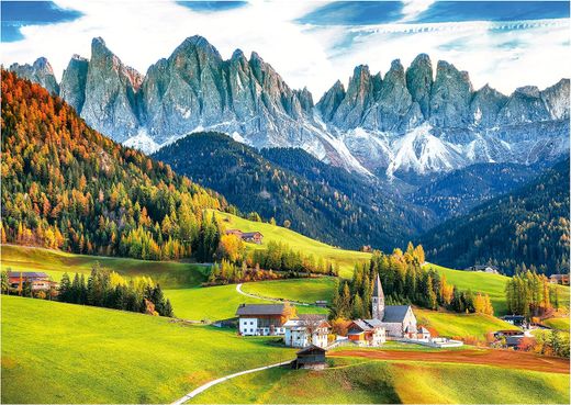 Puzzle - Panoramic Autumn in the Dolomites - 2000 Pieces - Educa