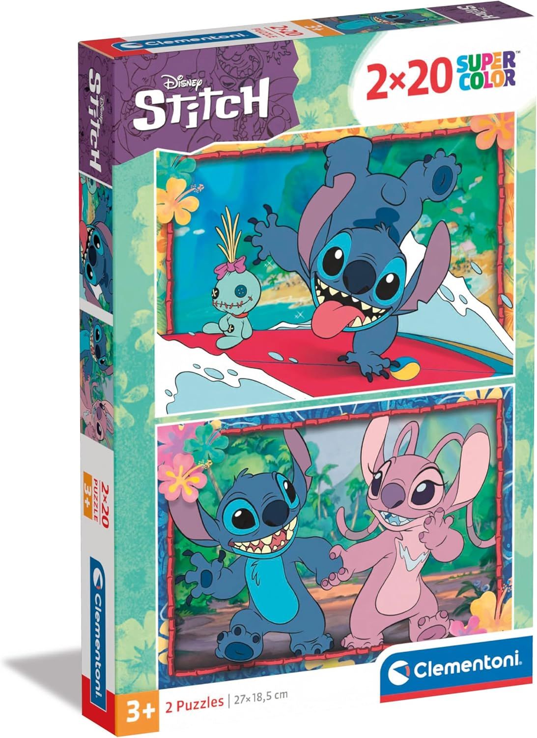 Puzzle Supercolor 2x20 Disney Stitch