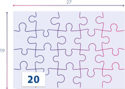 Puzzle Supercolor 2x20 Disney Stitch