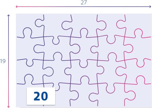 Puzzle Supercolor 2x20 Disney Stitch