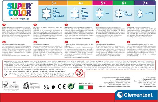 Puzzle Supercolor 2x20 Disney Stitch