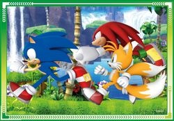 Supercolor 4-в-1 Puzzle - Sonic - Clementoni