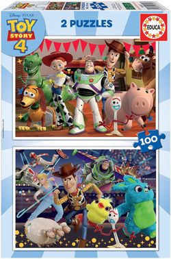 Puzzle Toy Story 4 - 2 x 100 Piezas - Educa