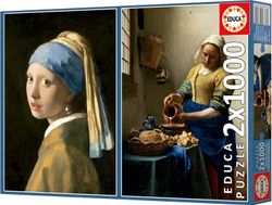 Puzzle - Vermeer - 2 x 1000 Piezas - Educa