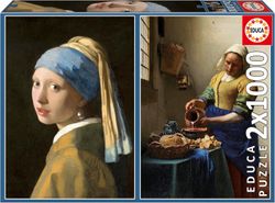 Quebra-cabeça - Vermeer - 2 x 1000 peças - Educa
