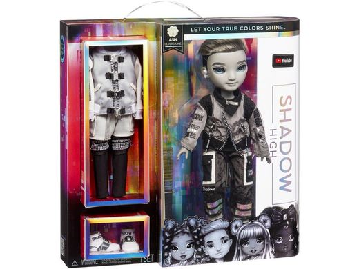 Rainbow High - Ash Silverstone - Muñeco Shadow High
