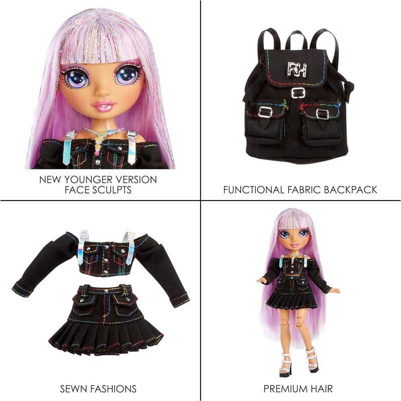 Barbie Fashionista - Poupée aux cheveux raides et jupe — Juguetesland