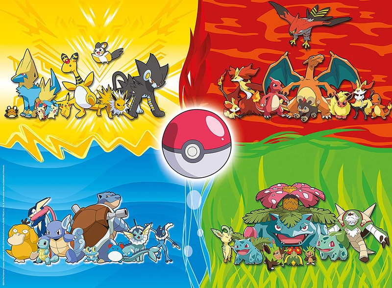 Puzzle Pokemon 1000 Peças