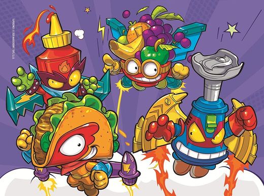 Равенсбургер - Super Zings, 4 пазла в коробке, 12-16-20-24 шт.