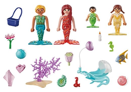 Colecionadores de pérolas com Manta Ray - Playmobil Magic