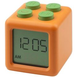 Réveil pour enfants - Bloc orange - Mary's - 5 cm.