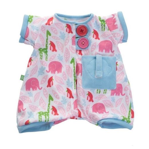 Rubens Barn Doll Outfit 45 cm - Rubens Baby - Pink Pocket Friends Pajamas