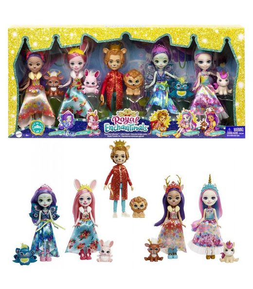 Royal Enchantimals Multipack 5 Dolls