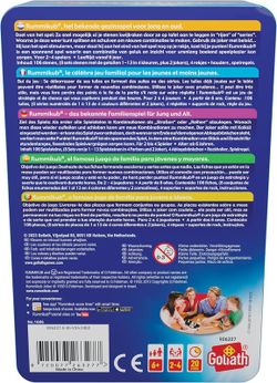 Caixa de metal para viagem Rummikub