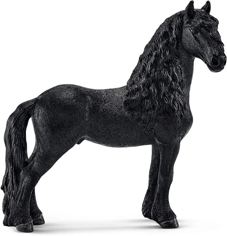 Schleich - Figure de cheval Amérique du Nord étalon frison — Juguetesland