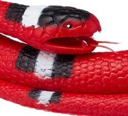 Serpente di gomma - Scarlatto